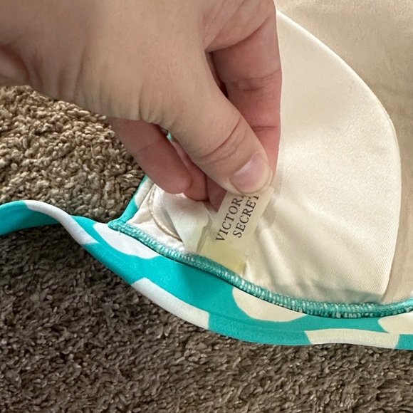VS Teal Polka Dot Bikini Top - Picture 3 of 3